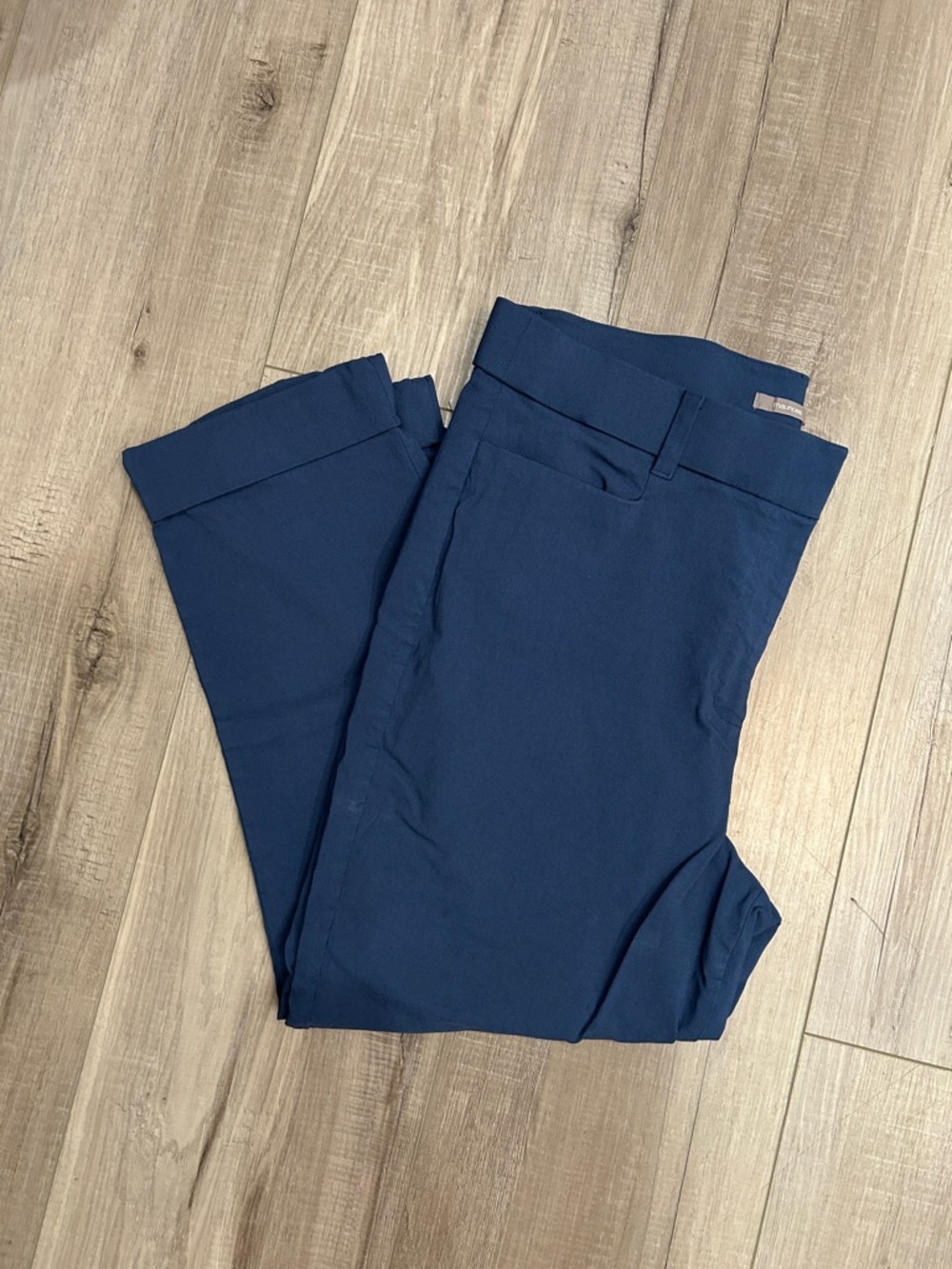 Maurices Blue Cuffed Crop Pants Size XL